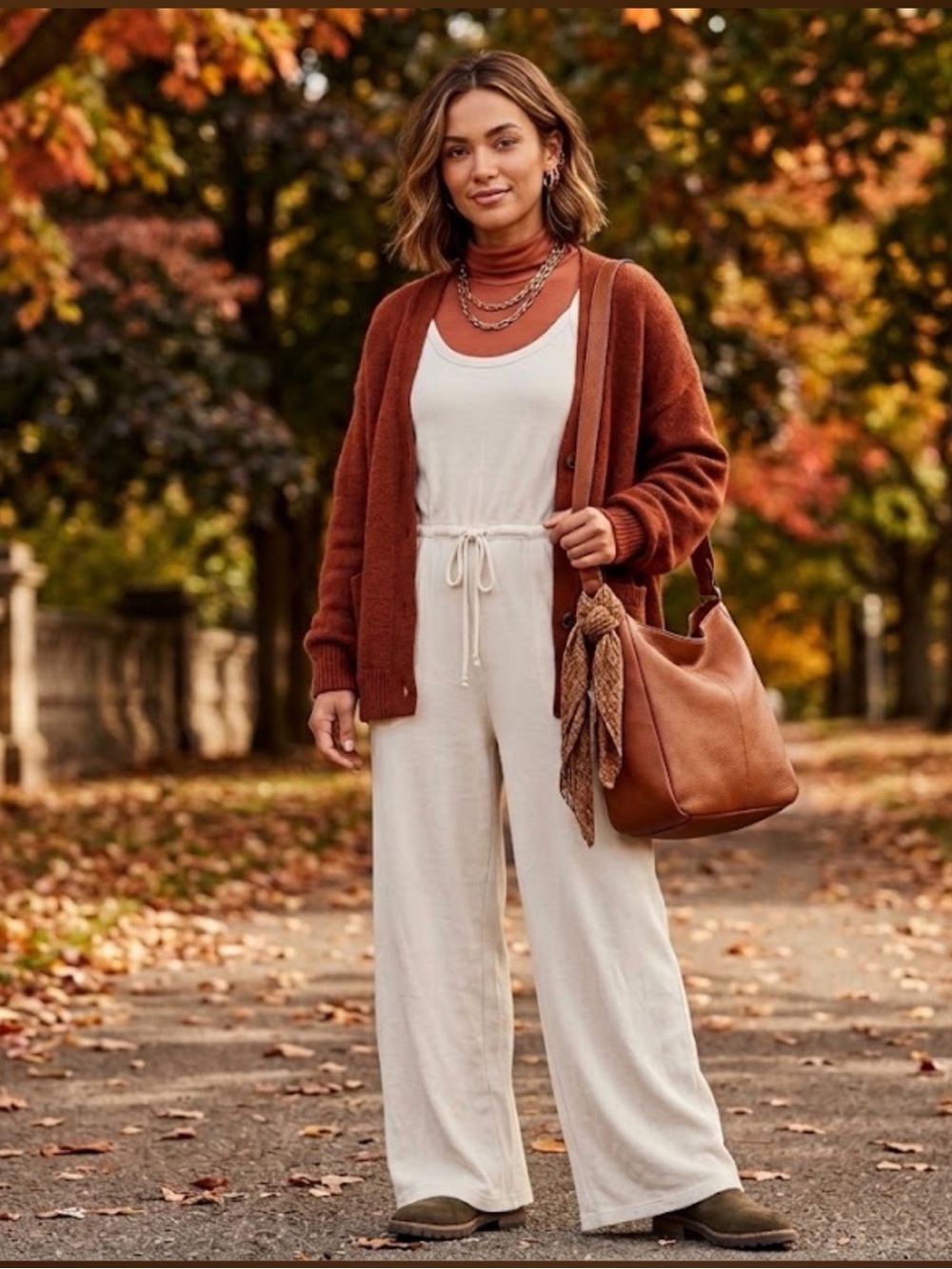 Universal Thread Casual Jumpsuit in Beige Size XL